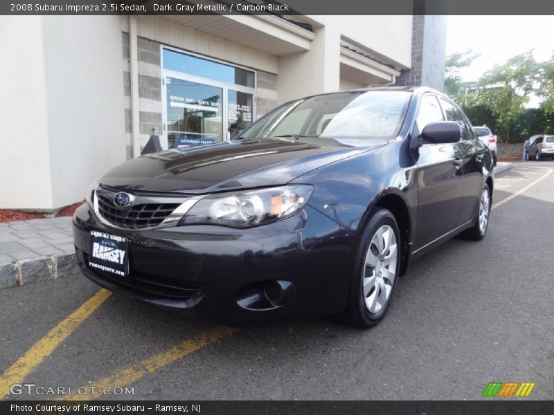 Dark Gray Metallic / Carbon Black 2008 Subaru Impreza 2.5i Sedan