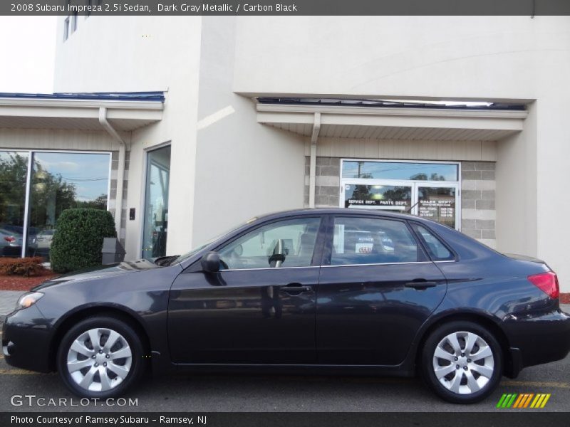 Dark Gray Metallic / Carbon Black 2008 Subaru Impreza 2.5i Sedan