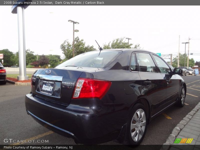Dark Gray Metallic / Carbon Black 2008 Subaru Impreza 2.5i Sedan