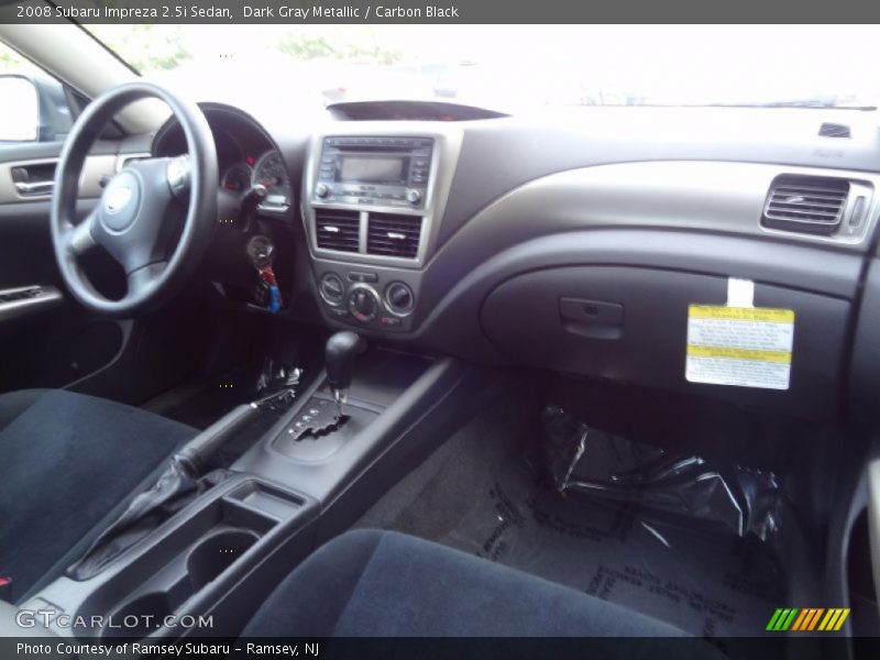 Dark Gray Metallic / Carbon Black 2008 Subaru Impreza 2.5i Sedan