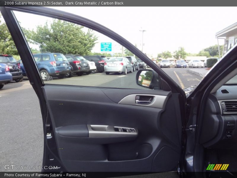 Dark Gray Metallic / Carbon Black 2008 Subaru Impreza 2.5i Sedan