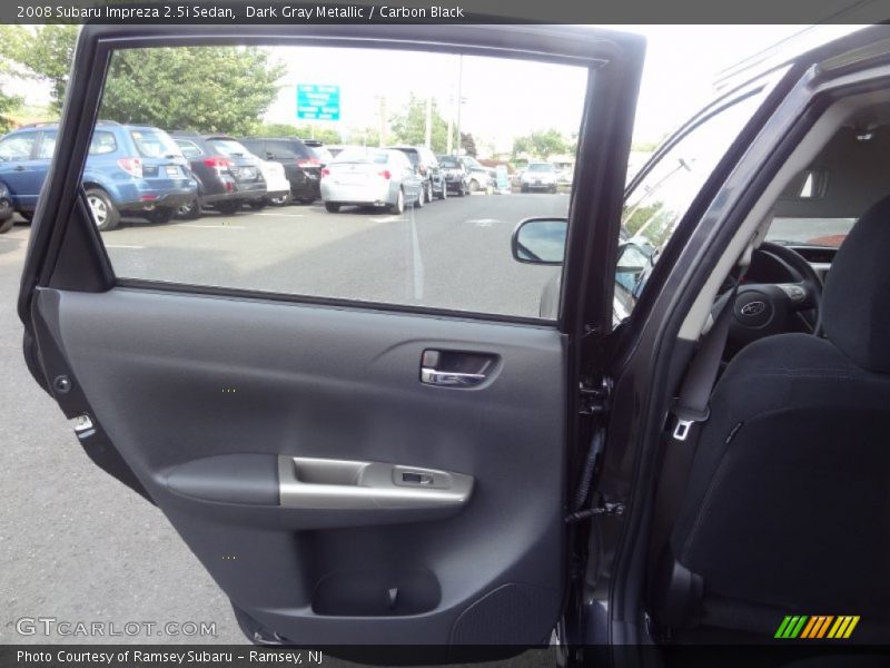 Dark Gray Metallic / Carbon Black 2008 Subaru Impreza 2.5i Sedan