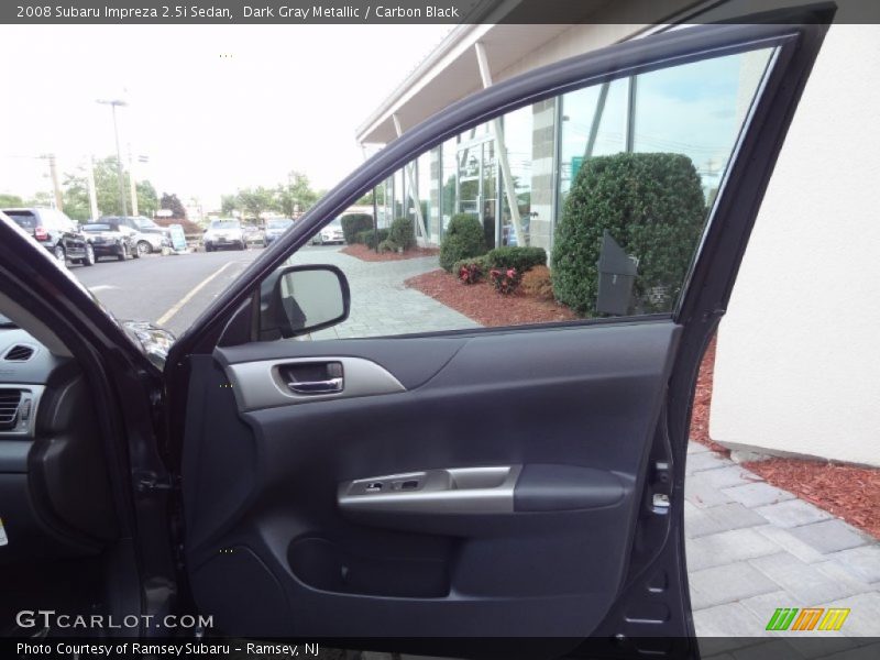 Dark Gray Metallic / Carbon Black 2008 Subaru Impreza 2.5i Sedan