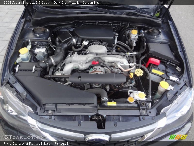 Dark Gray Metallic / Carbon Black 2008 Subaru Impreza 2.5i Sedan