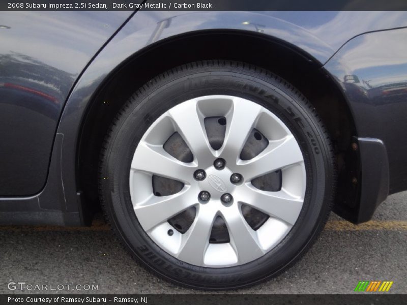 Dark Gray Metallic / Carbon Black 2008 Subaru Impreza 2.5i Sedan