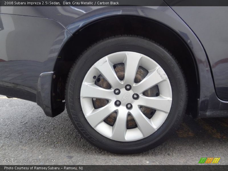Dark Gray Metallic / Carbon Black 2008 Subaru Impreza 2.5i Sedan