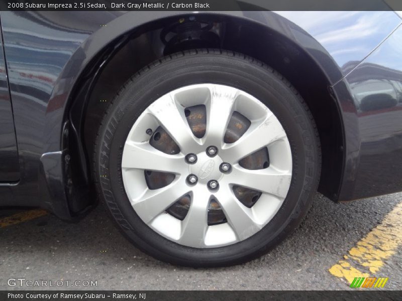 Dark Gray Metallic / Carbon Black 2008 Subaru Impreza 2.5i Sedan