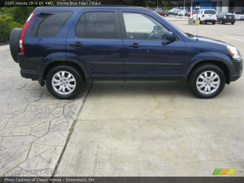 Eternal Blue Pearl / Black 2005 Honda CR-V EX 4WD