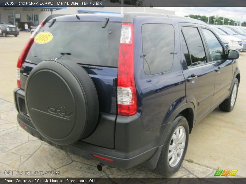 Eternal Blue Pearl / Black 2005 Honda CR-V EX 4WD