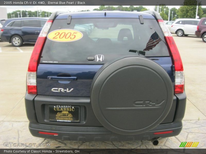 Eternal Blue Pearl / Black 2005 Honda CR-V EX 4WD