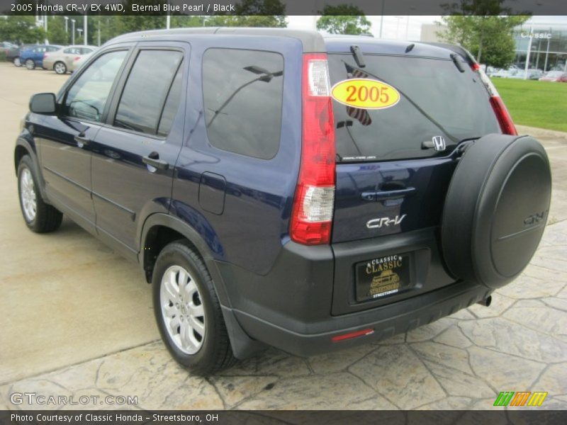 Eternal Blue Pearl / Black 2005 Honda CR-V EX 4WD