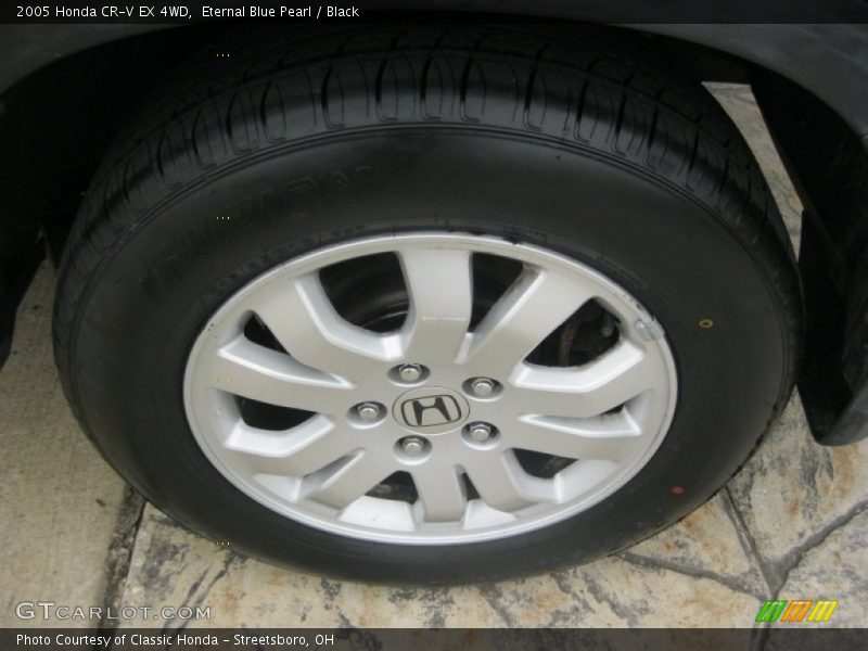 Eternal Blue Pearl / Black 2005 Honda CR-V EX 4WD