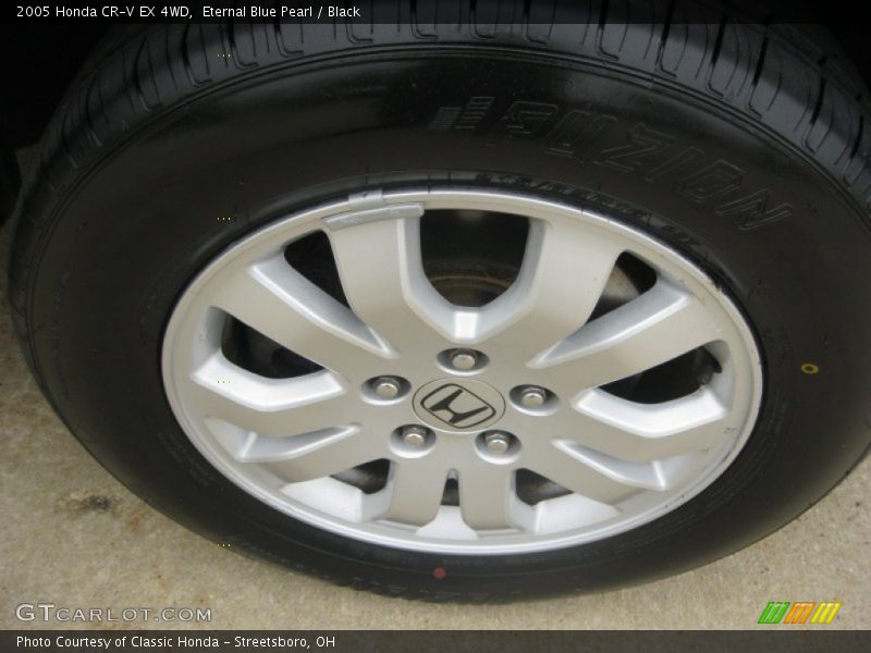Eternal Blue Pearl / Black 2005 Honda CR-V EX 4WD