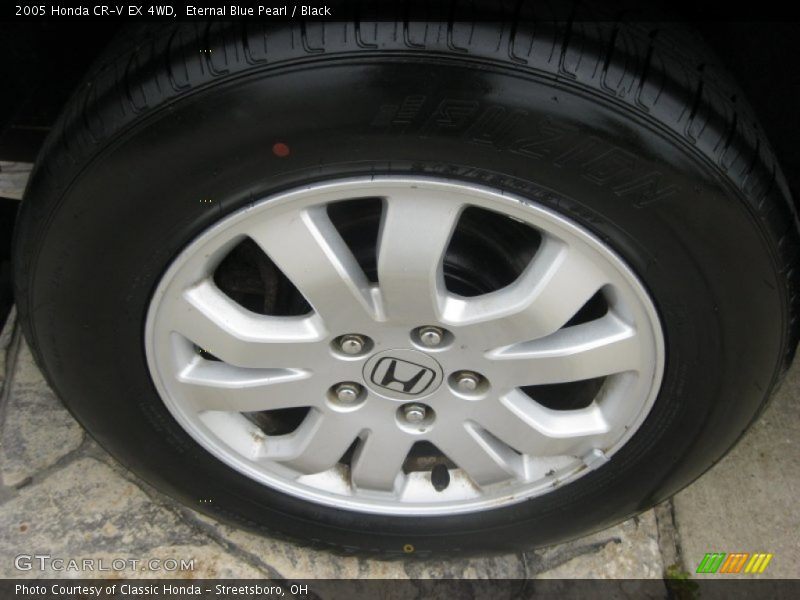 Eternal Blue Pearl / Black 2005 Honda CR-V EX 4WD
