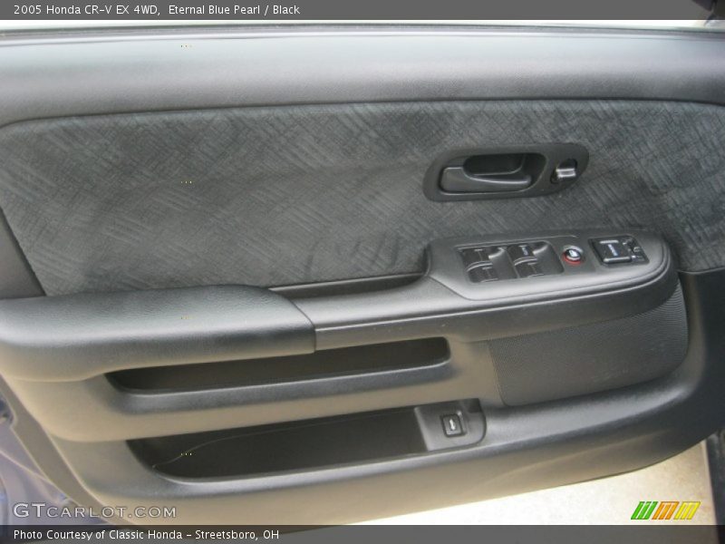 Eternal Blue Pearl / Black 2005 Honda CR-V EX 4WD