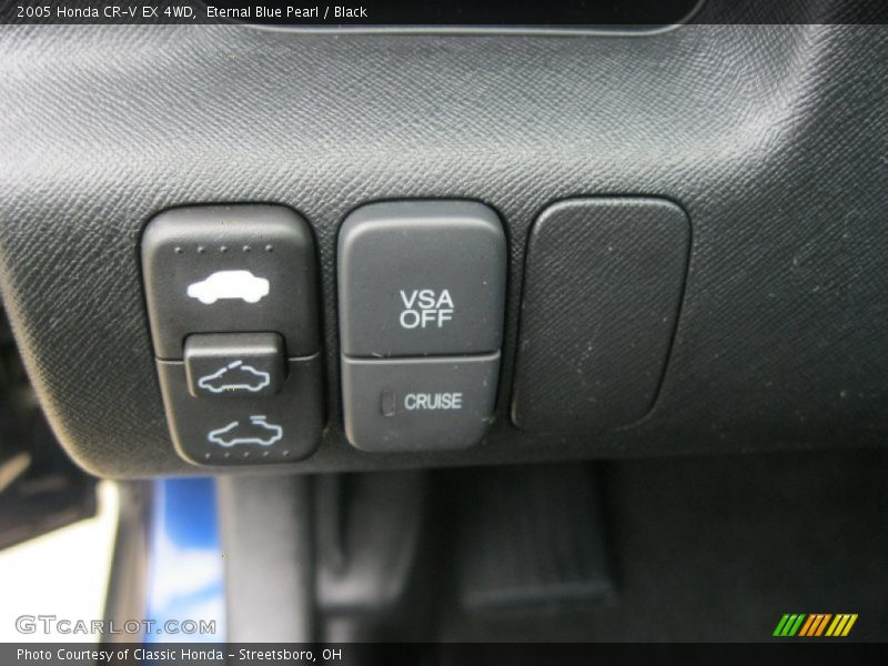 Eternal Blue Pearl / Black 2005 Honda CR-V EX 4WD