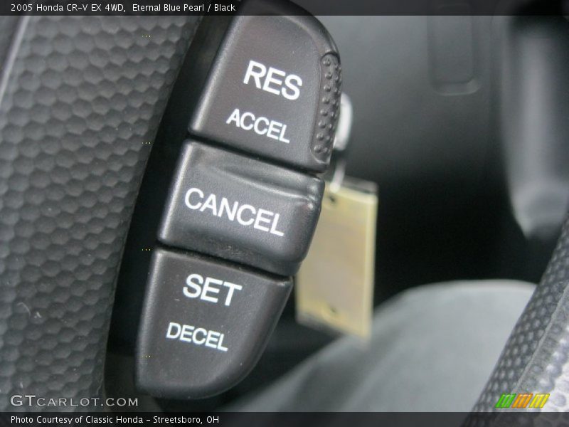 Eternal Blue Pearl / Black 2005 Honda CR-V EX 4WD