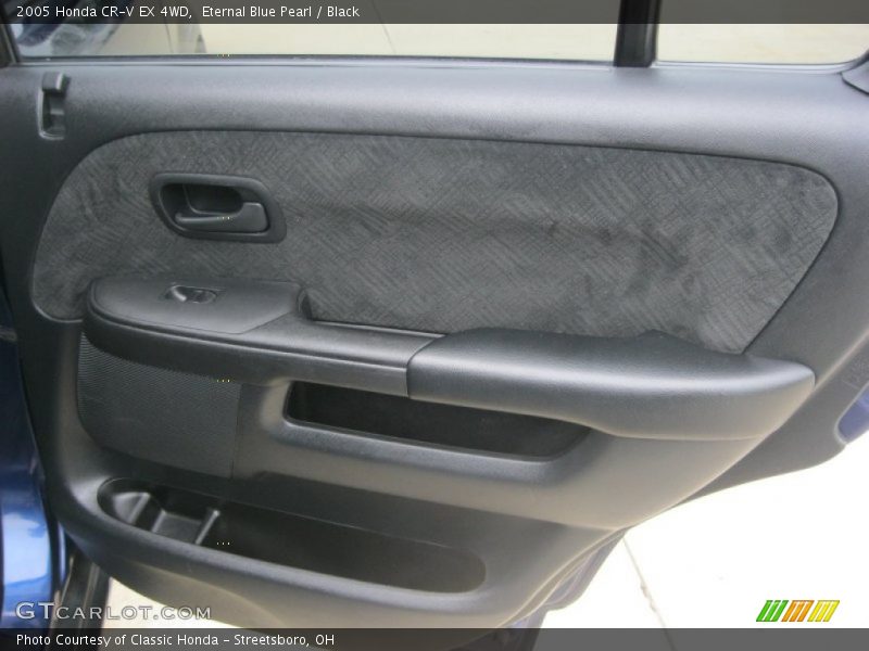 Eternal Blue Pearl / Black 2005 Honda CR-V EX 4WD