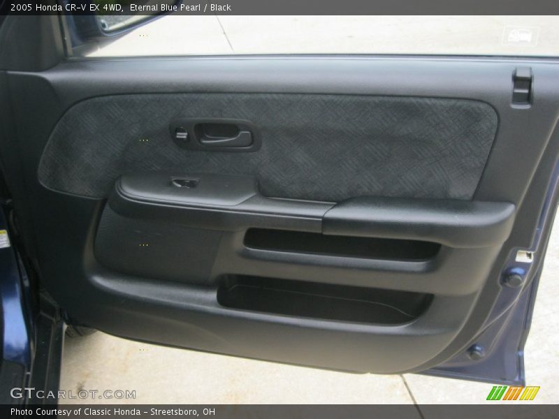 Eternal Blue Pearl / Black 2005 Honda CR-V EX 4WD