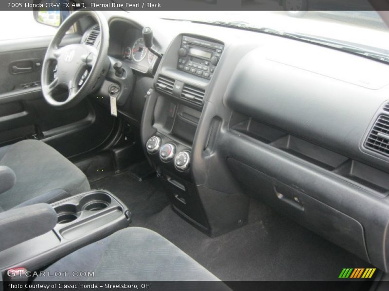 Eternal Blue Pearl / Black 2005 Honda CR-V EX 4WD