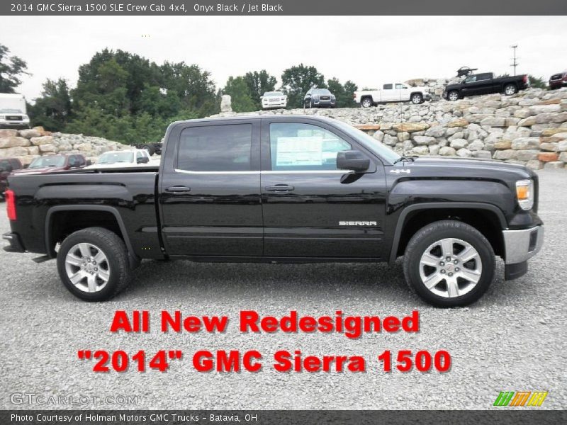 Onyx Black / Jet Black 2014 GMC Sierra 1500 SLE Crew Cab 4x4