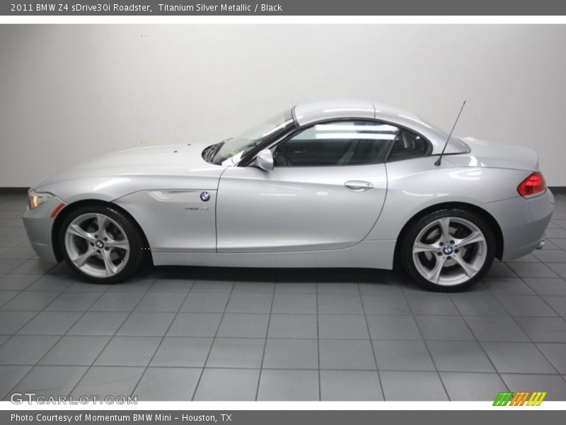 Titanium Silver Metallic / Black 2011 BMW Z4 sDrive30i Roadster