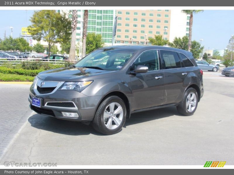 Grigio Metallic / Ebony 2011 Acura MDX Technology