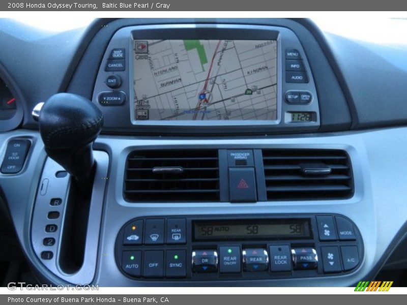 Baltic Blue Pearl / Gray 2008 Honda Odyssey Touring