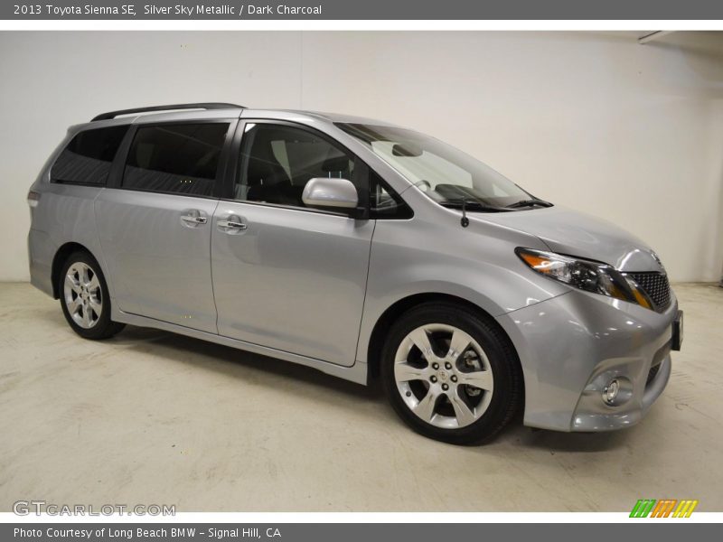 Silver Sky Metallic / Dark Charcoal 2013 Toyota Sienna SE