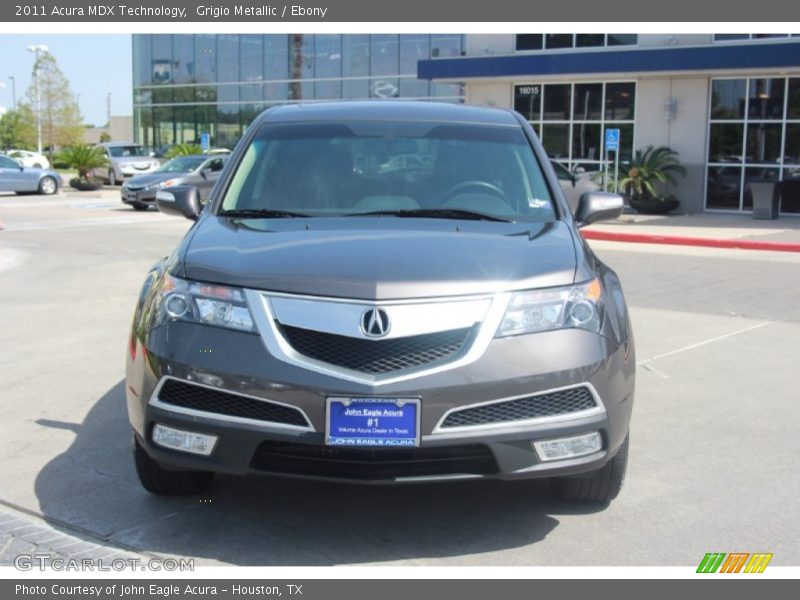 Grigio Metallic / Ebony 2011 Acura MDX Technology