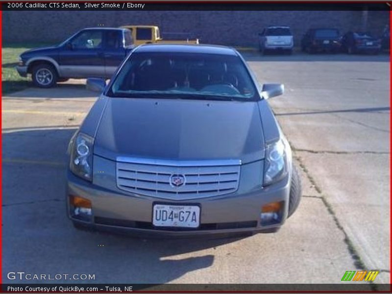Silver Smoke / Ebony 2006 Cadillac CTS Sedan