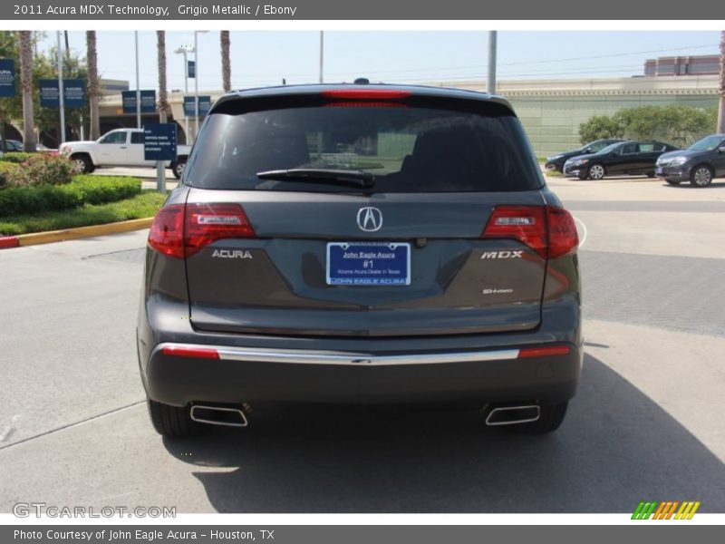 Grigio Metallic / Ebony 2011 Acura MDX Technology