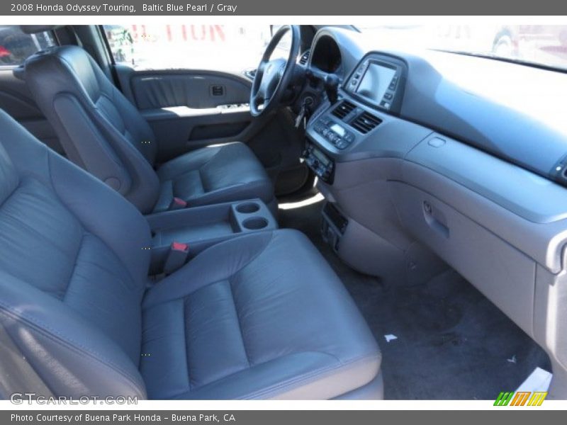 Baltic Blue Pearl / Gray 2008 Honda Odyssey Touring