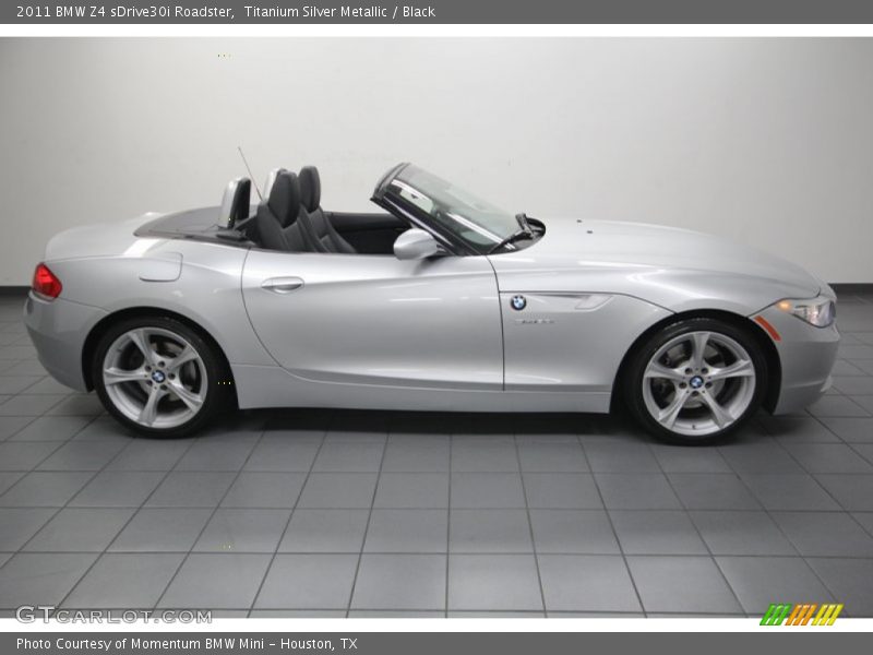 Titanium Silver Metallic / Black 2011 BMW Z4 sDrive30i Roadster