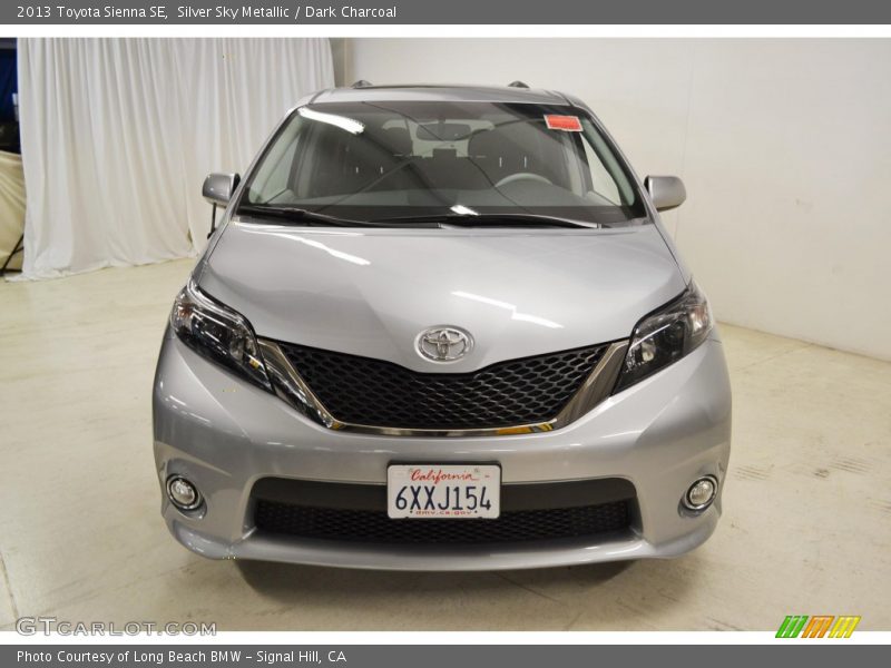 Silver Sky Metallic / Dark Charcoal 2013 Toyota Sienna SE