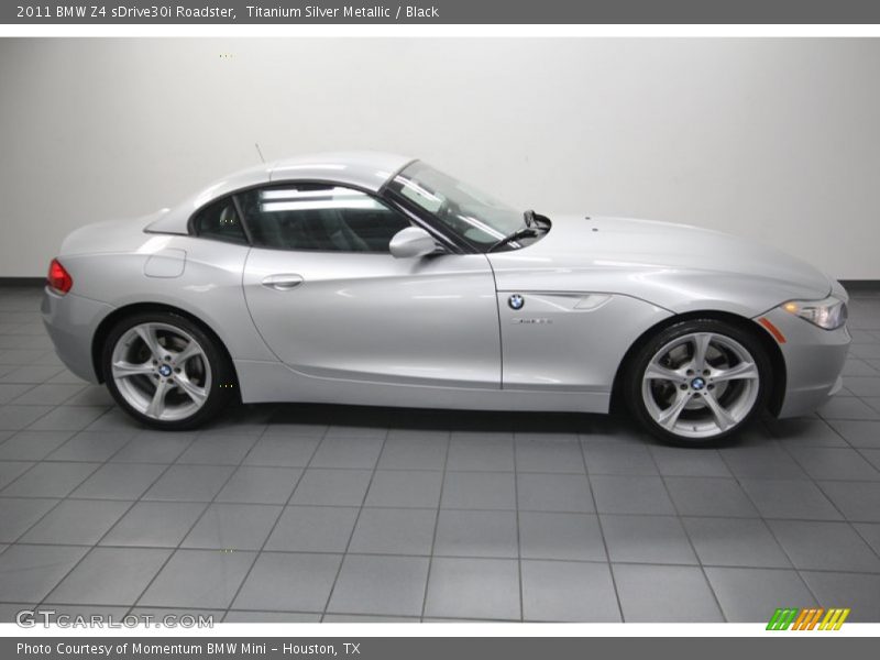 Titanium Silver Metallic / Black 2011 BMW Z4 sDrive30i Roadster