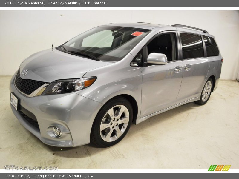 Silver Sky Metallic / Dark Charcoal 2013 Toyota Sienna SE