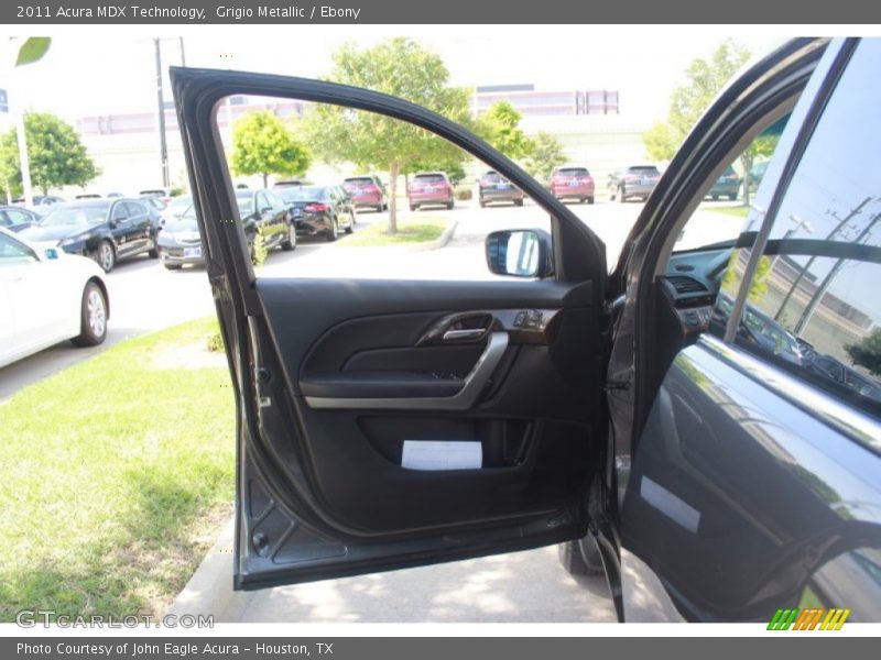 Grigio Metallic / Ebony 2011 Acura MDX Technology
