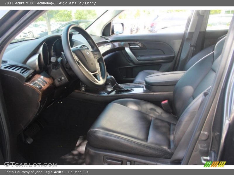 Grigio Metallic / Ebony 2011 Acura MDX Technology