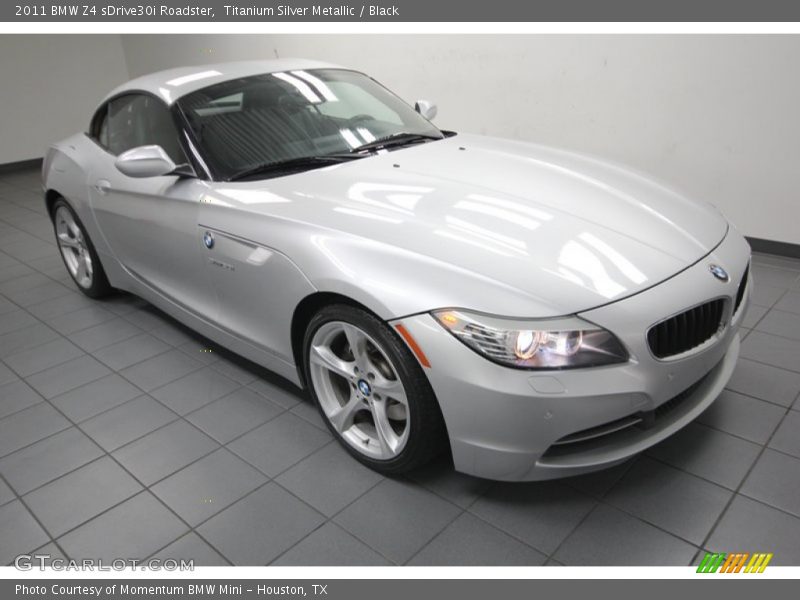 Titanium Silver Metallic / Black 2011 BMW Z4 sDrive30i Roadster