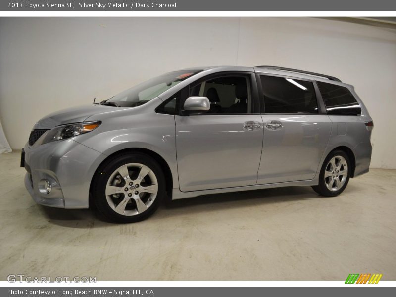 Silver Sky Metallic / Dark Charcoal 2013 Toyota Sienna SE