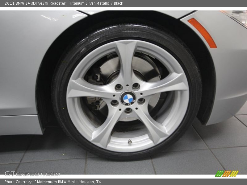 Titanium Silver Metallic / Black 2011 BMW Z4 sDrive30i Roadster