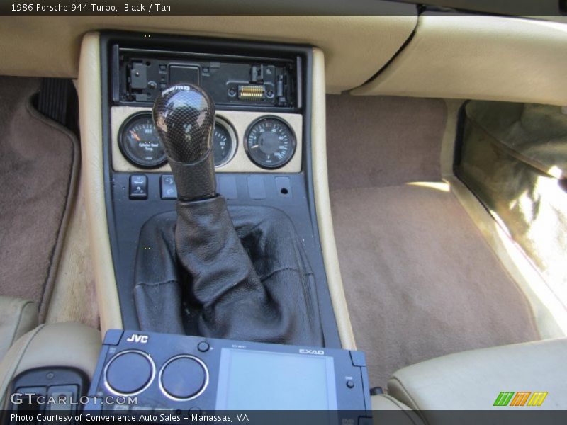 Black / Tan 1986 Porsche 944 Turbo