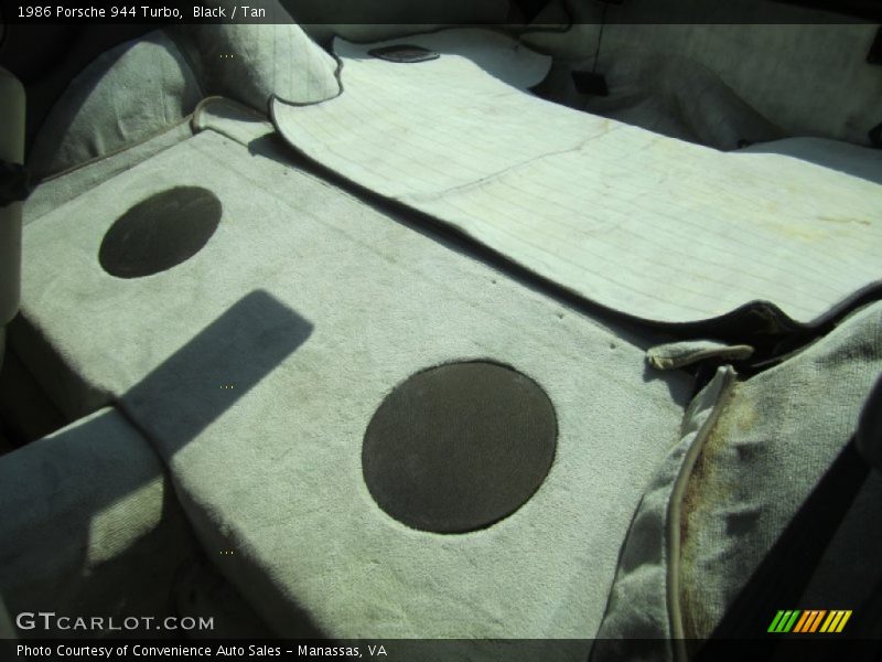 Black / Tan 1986 Porsche 944 Turbo