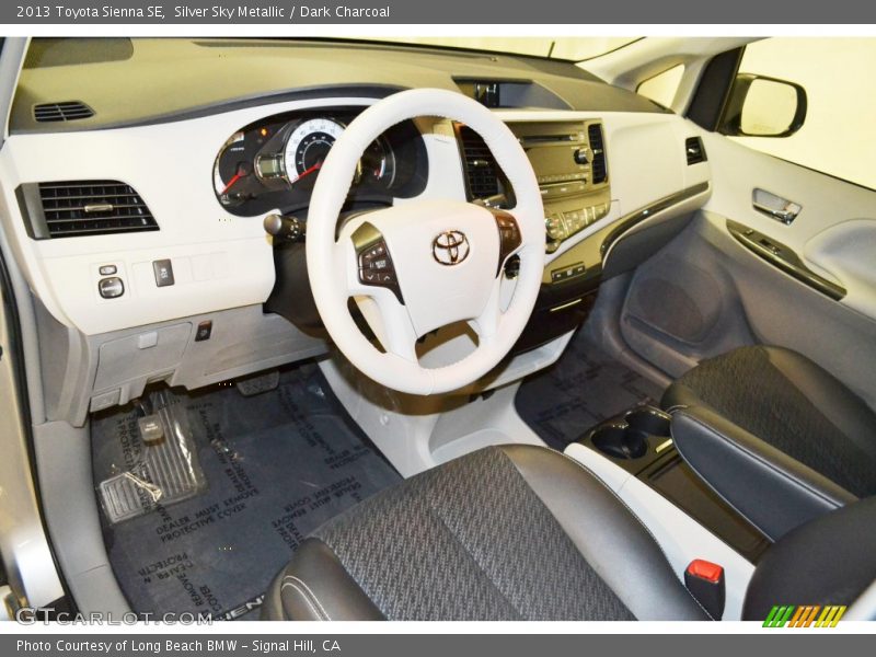 Silver Sky Metallic / Dark Charcoal 2013 Toyota Sienna SE