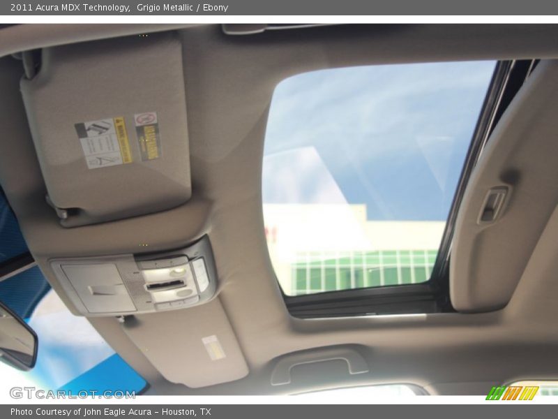 Grigio Metallic / Ebony 2011 Acura MDX Technology