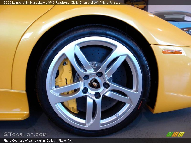 Giallo Orion (Yellow) / Nero Perseus 2009 Lamborghini Murcielago LP640 Roadster