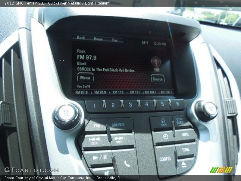 Quicksilver Metallic / Light Titanium 2012 GMC Terrain SLE