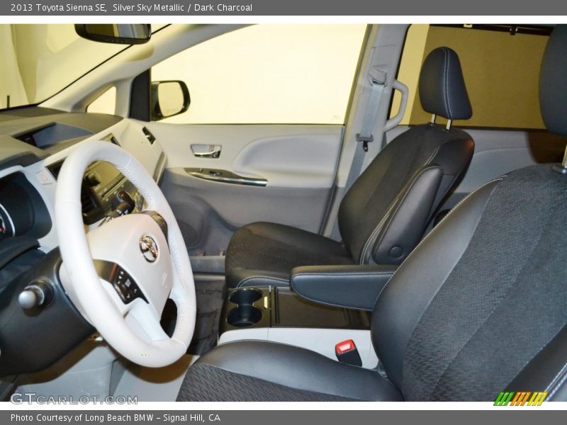 Silver Sky Metallic / Dark Charcoal 2013 Toyota Sienna SE