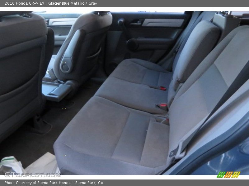 Glacier Blue Metallic / Gray 2010 Honda CR-V EX